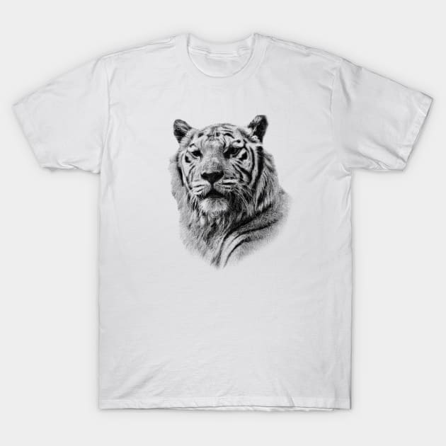 Tiger portrait T-Shirt by Guardi